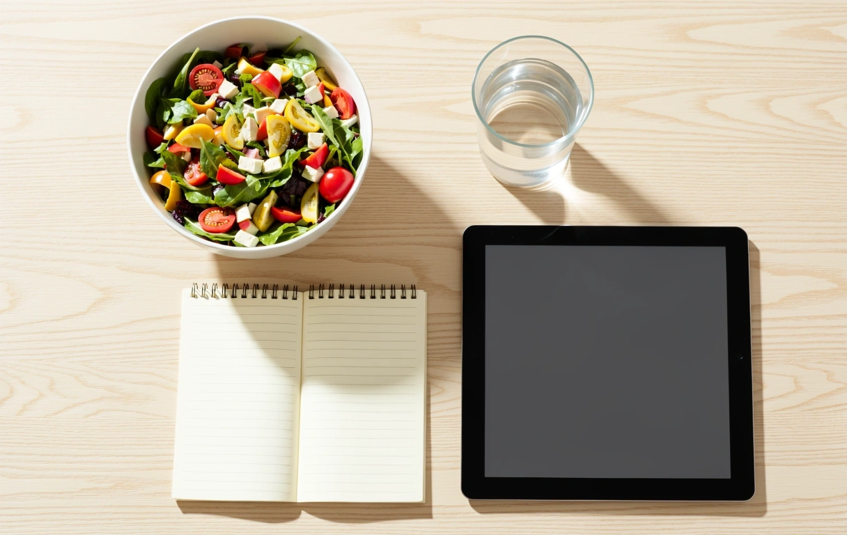 Frische Zutaten in einer Wiener Küche